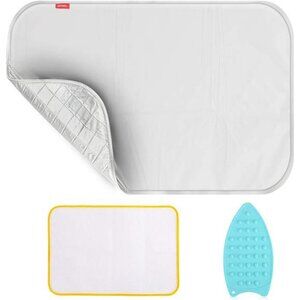 Upgraded Thick Ironing Blanket, Travel Ironing Mat Ironing Pad, Portable